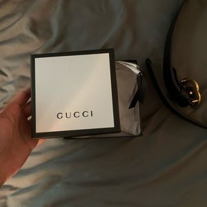 Black Gucci Belt